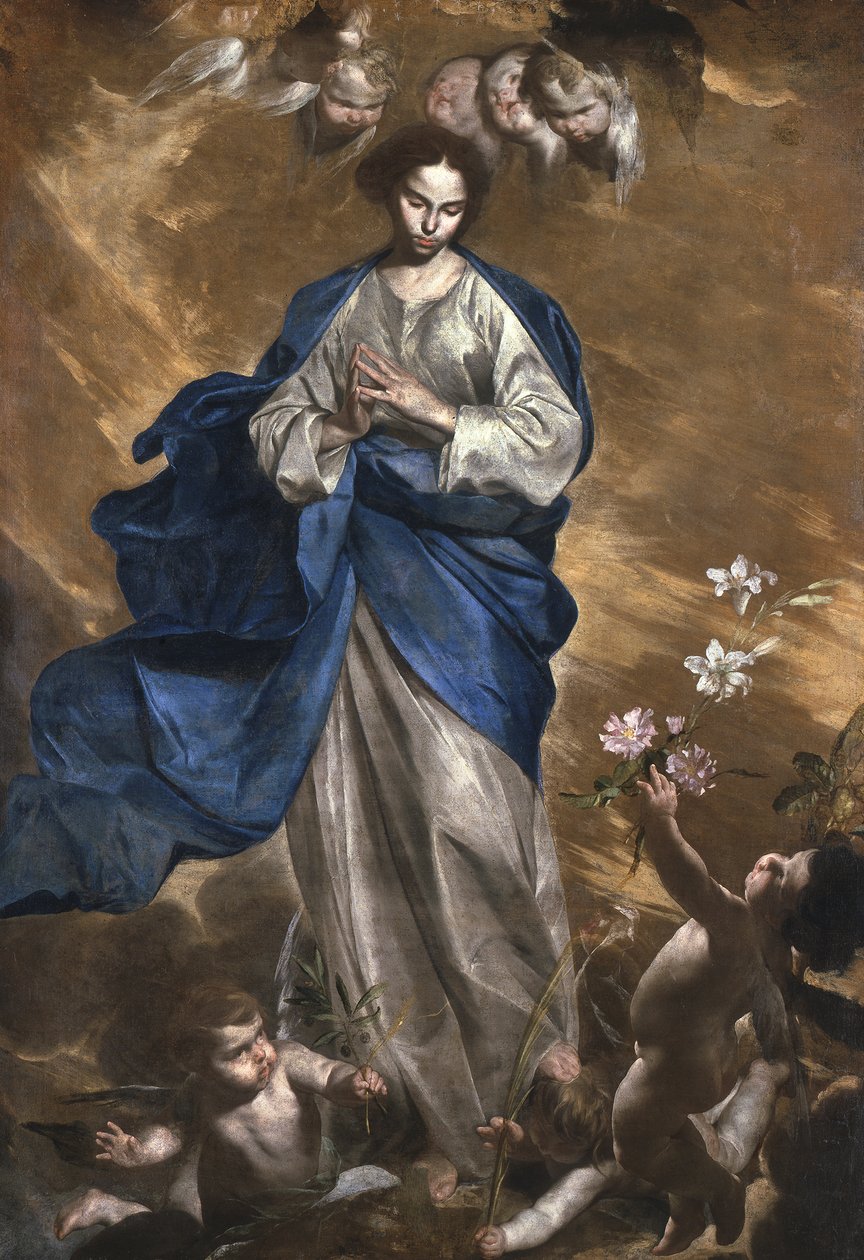 The Virgin Immaculate av Bernardo Cavallino