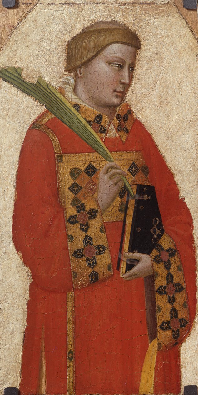Saint Lawrence, ca. 1340 av Bernardo Daddi