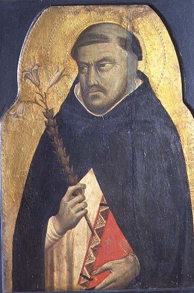 St. Dominic, opprinnelig et sidepanel fra en polyptyk ca. 1340 (tempera på panel) av Bernardo Daddi
