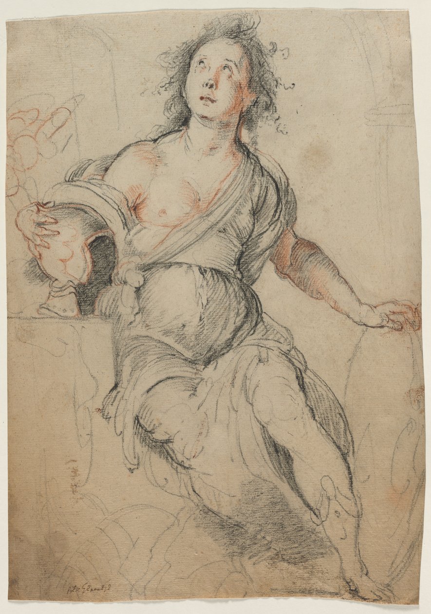 Allegorisk figur av Bernardo Strozzi