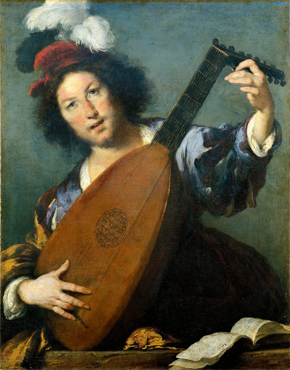 Østerrike, Wien, Lutespilleren av Bernardo Strozzi