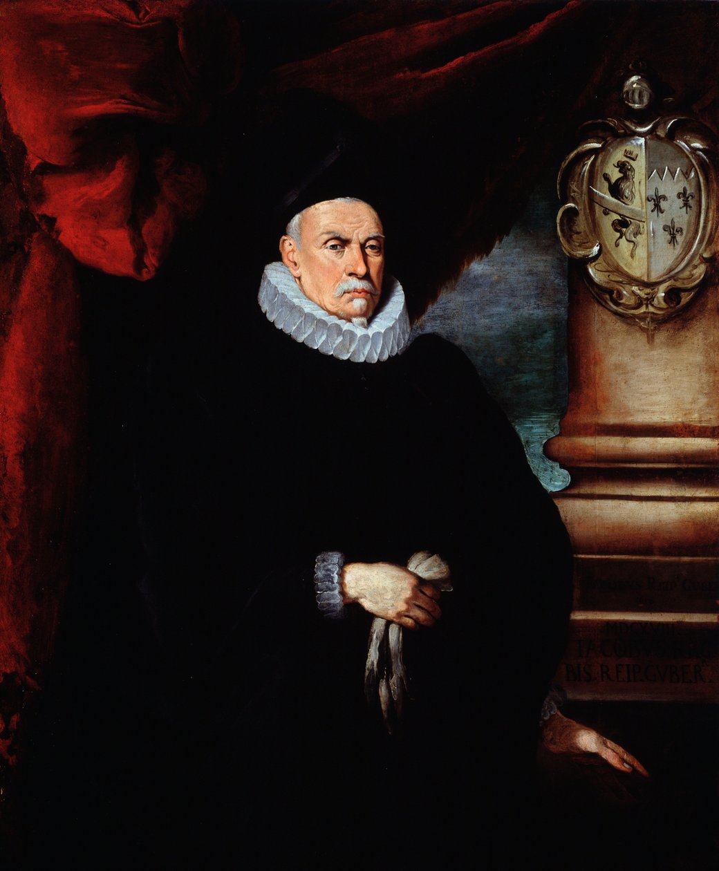 Portrett av Giacomo Raggi, senator for republikken Genova (olje på lerret av Bernardo Strozzi