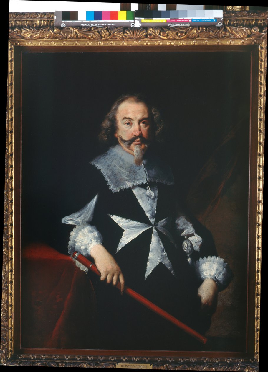 Portrett av en ridder av Malta (Scipione Papafava?), ca. 1629 (olje på lerret) av Bernardo Strozzi