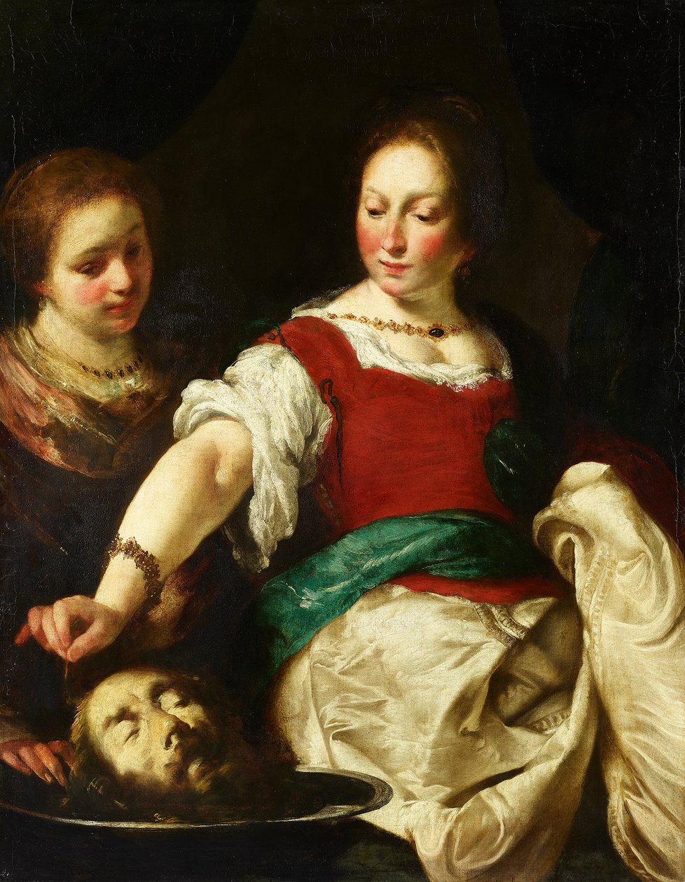 Salome med hodet til Johannes Døperen av Bernardo Strozzi