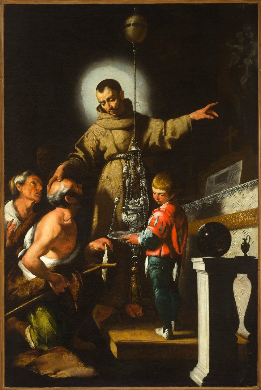 Miraklet til Saint Didacus av Bernardo Strozzi