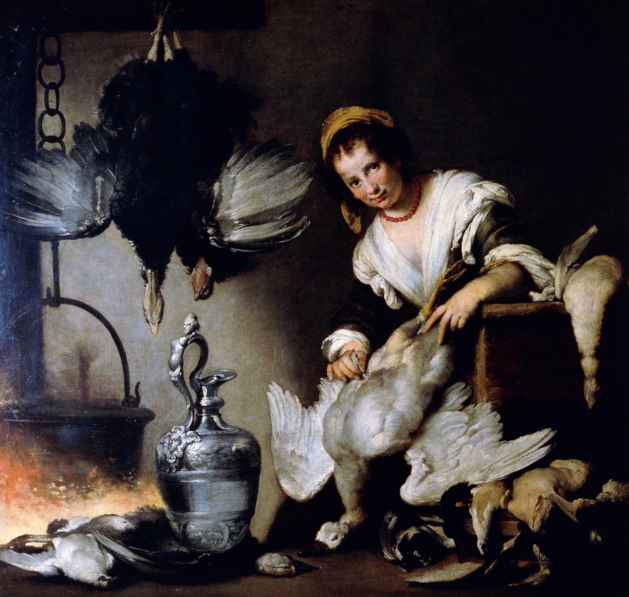 Kokken, ca 1625, av Bernardo Strozzi (1581-1644), olje på lerret. av Bernardo Strozzi