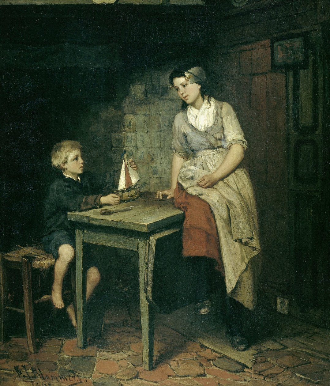 Fiskerbarna av Bernardus Johannes Blommers