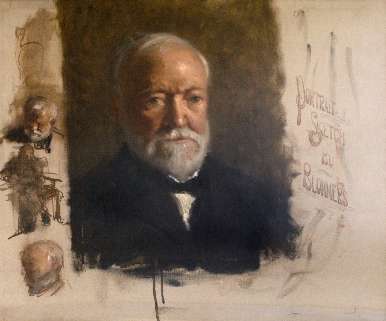 Andrew Carnegie (1835-1918), ca. 1912 (olje på lerret) av Bernardus Johannes Blommers or Bloomers