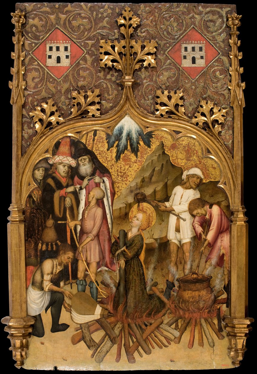 Martyrium av Saint Lucy av Bernat Martorell