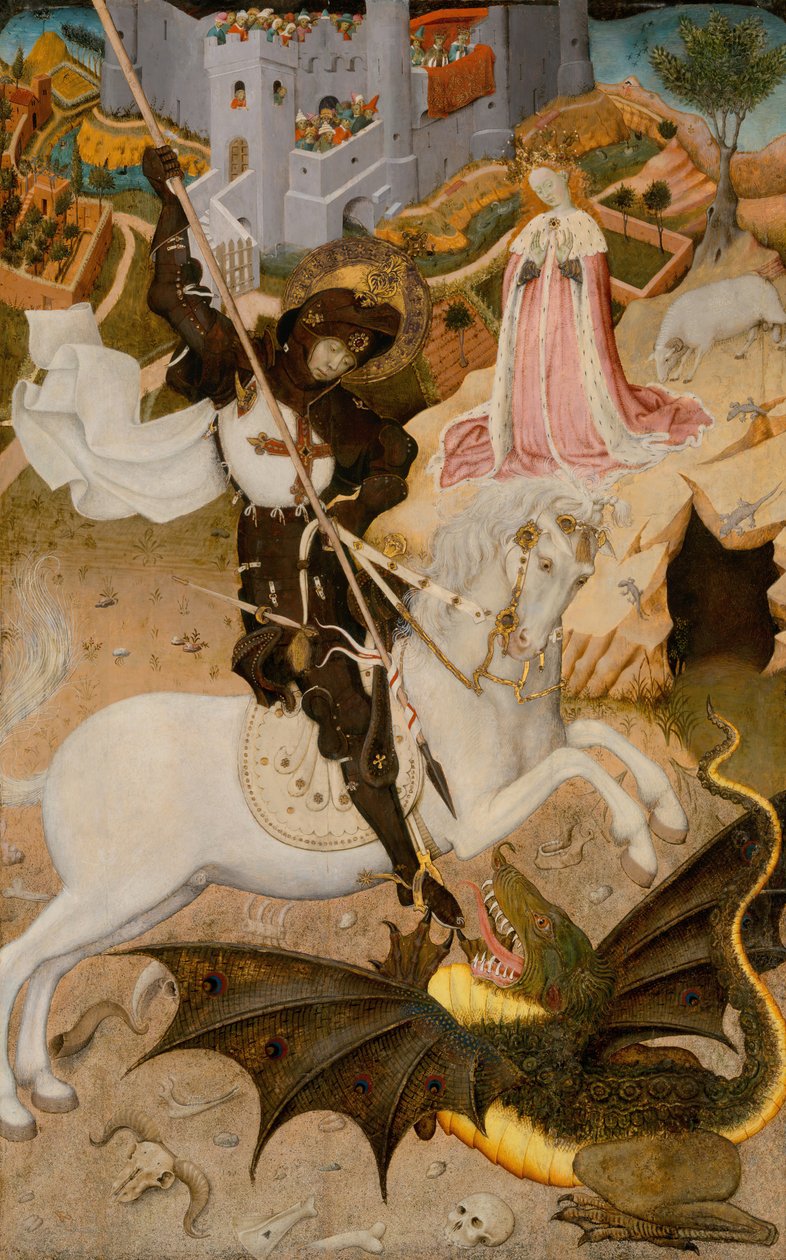 Saint George and the Dragon, 143435. av Bernat Martorell