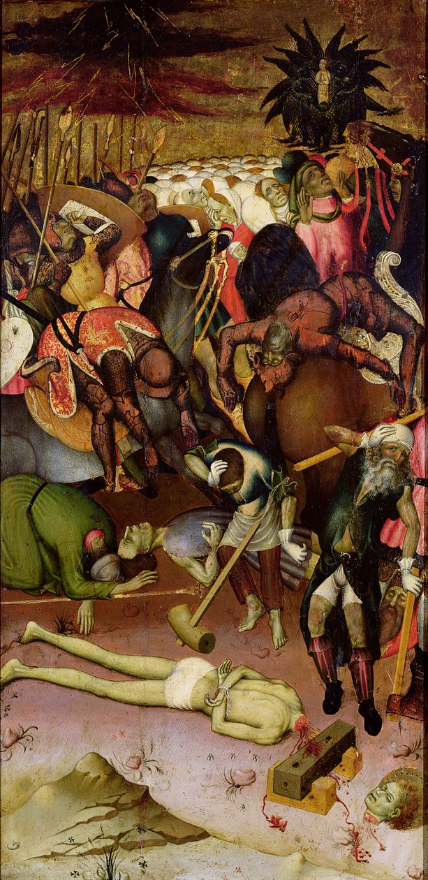 The Decapitation of St. George, panel fra en altertavle, ca. 1435 av Bernat Martorelli
