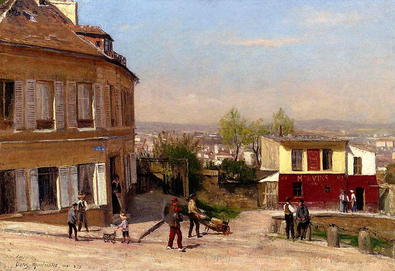 Montmartre, 1875 av Berndt Lindholm