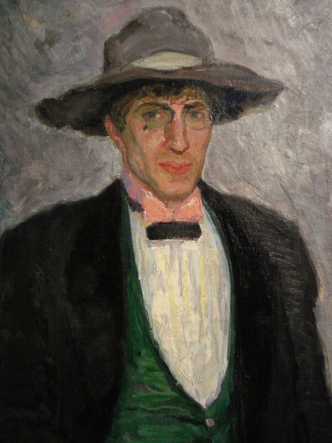 Portrett av Nikolai Astrup av Bernhard Folkestad
