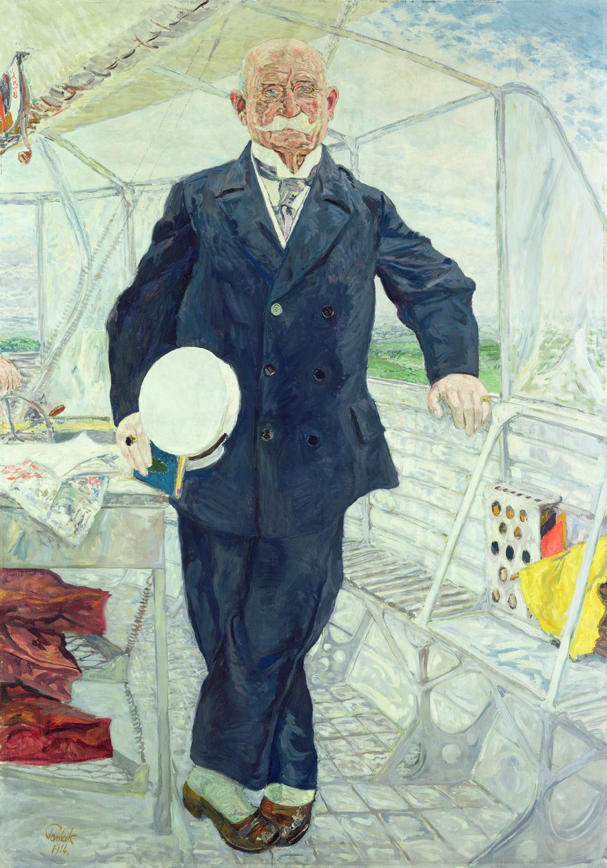 Grev Zeppelin (1838-1917) 1914 av Bernhard Pankok