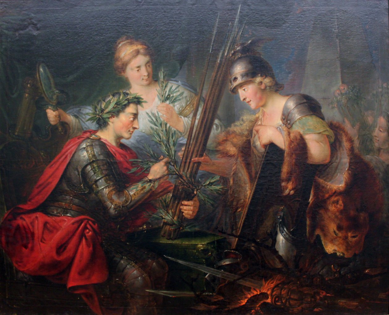Allegori om Frederick den store som grunnleggeren av German Princes 