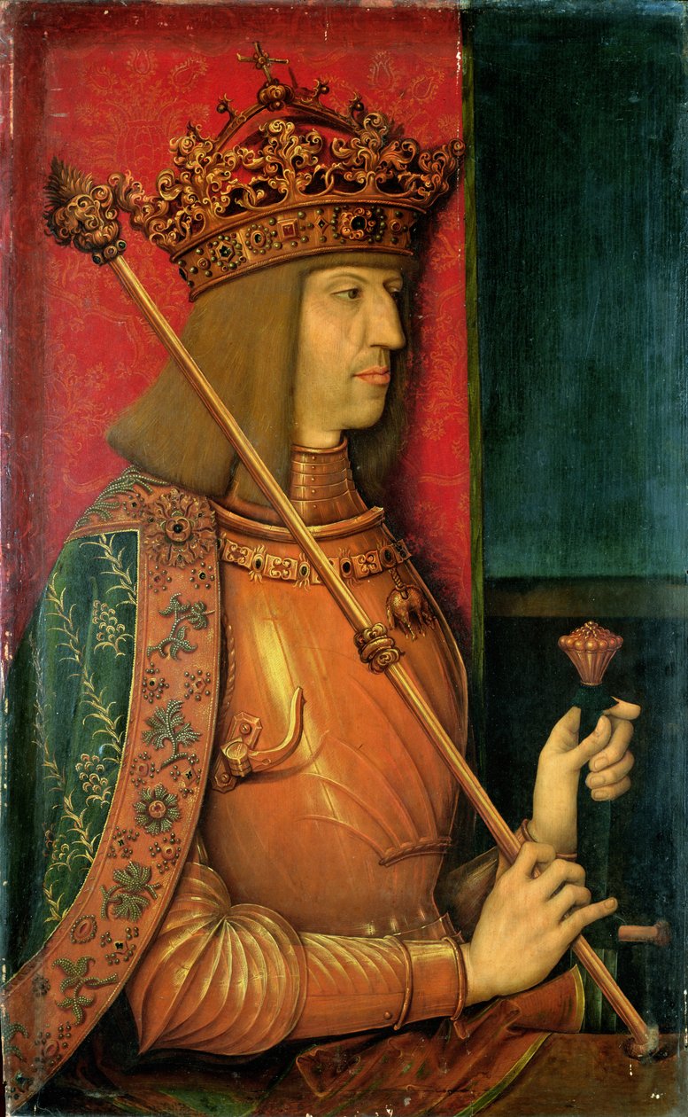 Keiser Maximilian I, ca. 1500 (panel) av Bernhard Strigel
