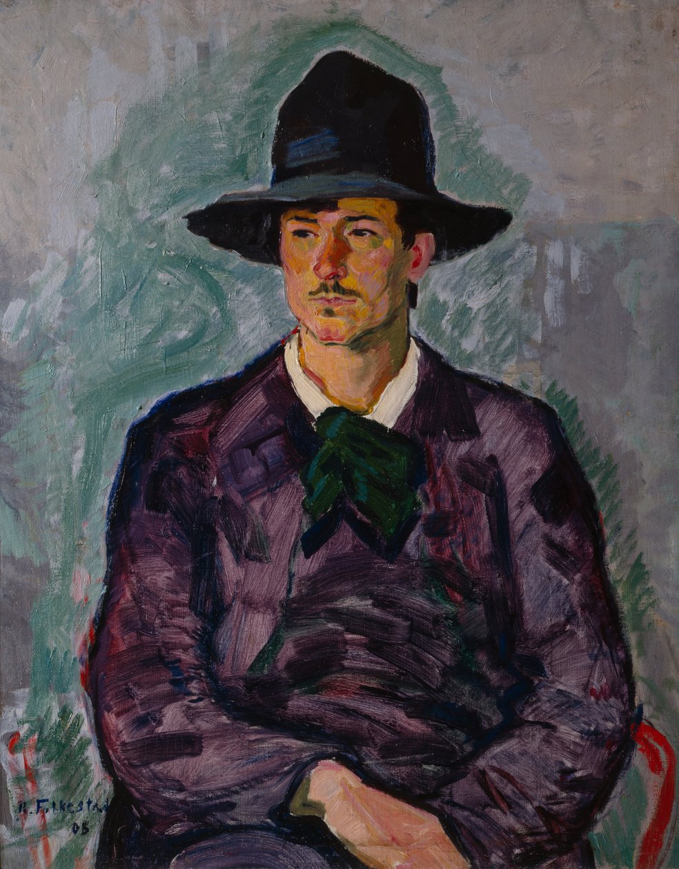 Maleren Theodor Laurey av Bernhard Dorotheus Folkestad