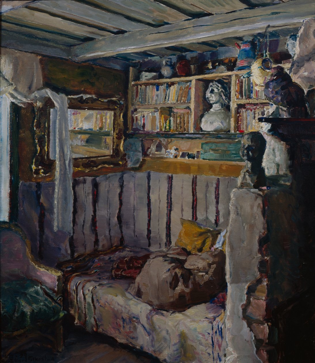 Uten tittel (olje på lerret) av Bernhard Dorotheus Folkestad