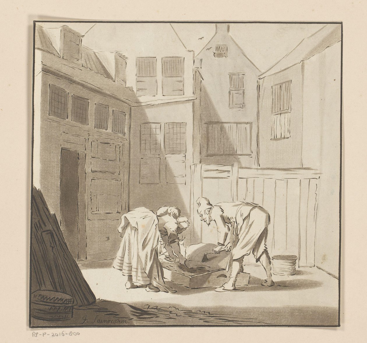 Grisebeslakting av Bernhard Schreuder