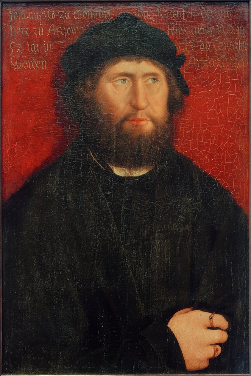 Portrett av Johann I. Greve av Montfort-Rothenfels av Bernhard Strigel