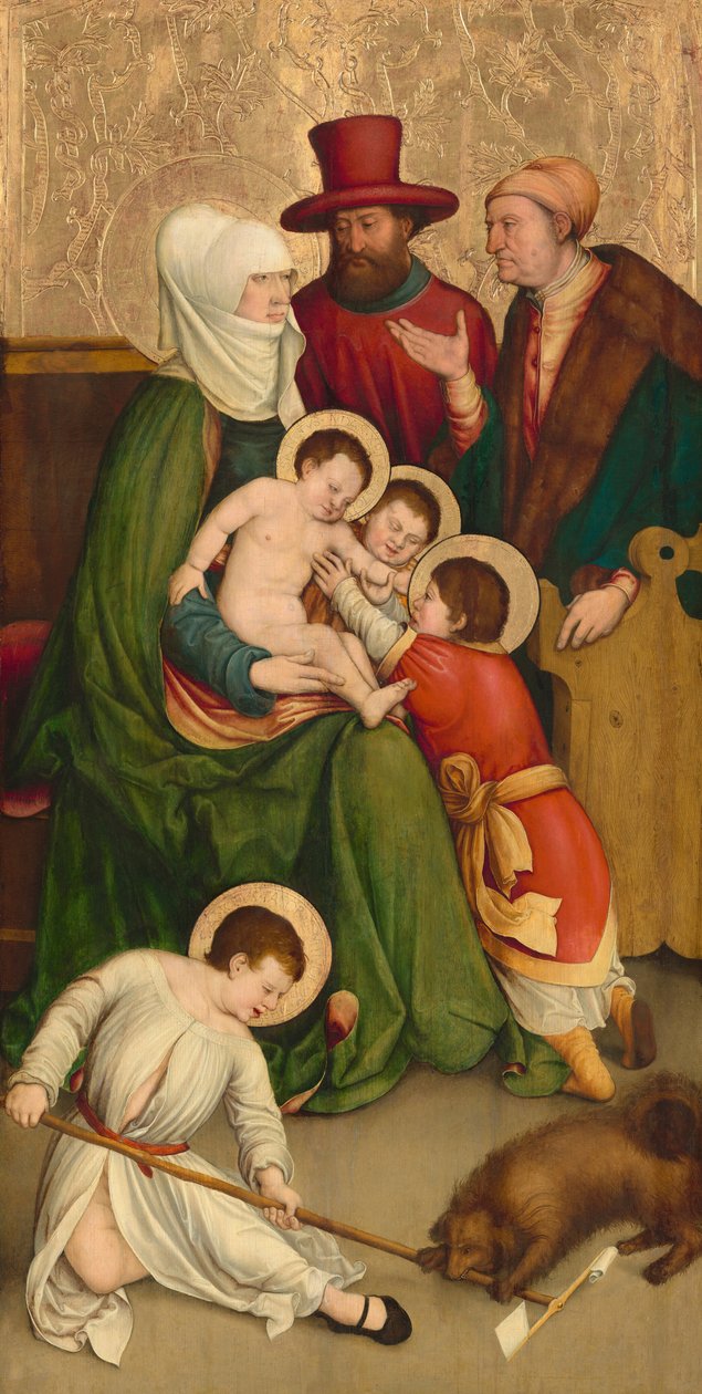 Saint Mary Cleophas og hennes familie av Bernhard Strigel