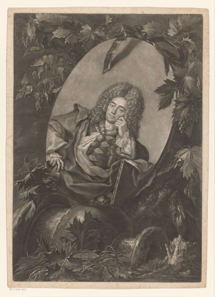 Portrett av Christoph Ludwig Agricola av Bernhard Vogel