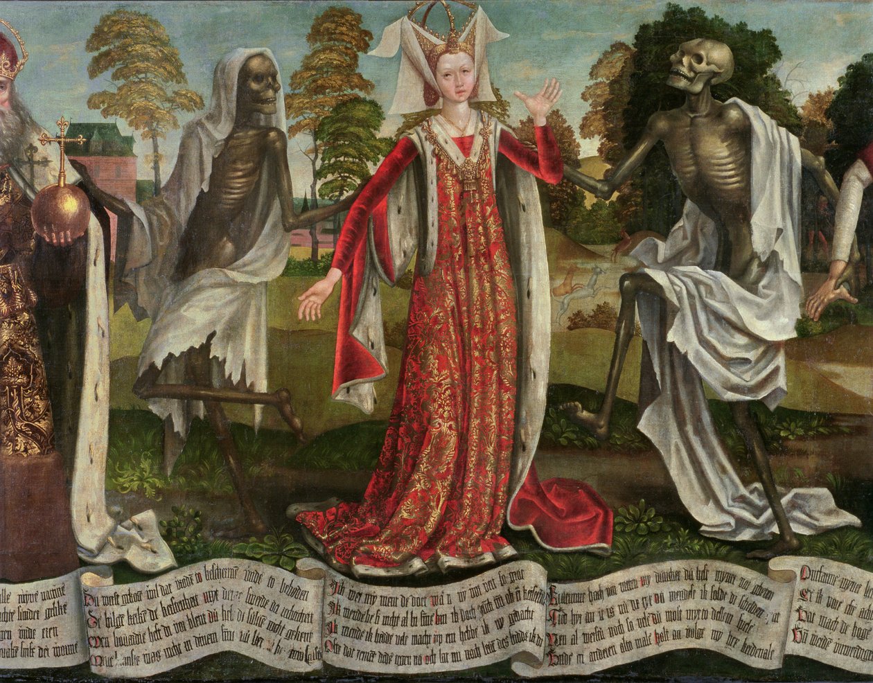 Danse Macabre: Empress (detalj) (se 197686, 197687) av Bernt Notke