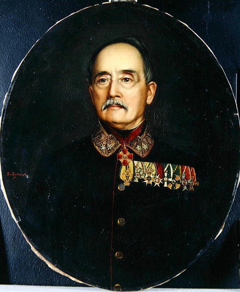 Portrett av Friedrich Wilhelm Ferdinand Ritter von Breithaupt, ca. 1870 (olje på lerret) av Berta von Breithaupt