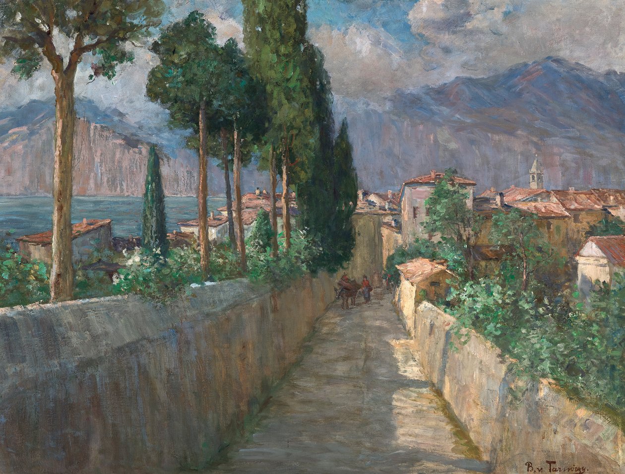 Alleer i Malcesine av Berta von Tarnóczy Sprinzenberg