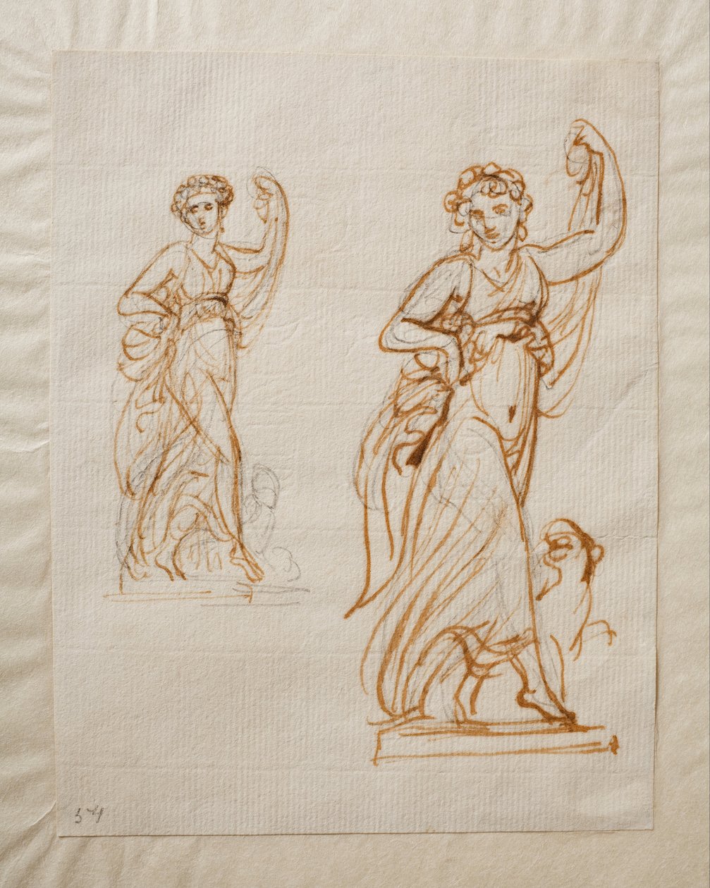 Dancing Girl (Ariadne) med en panter av Bertel Thorvaldsen