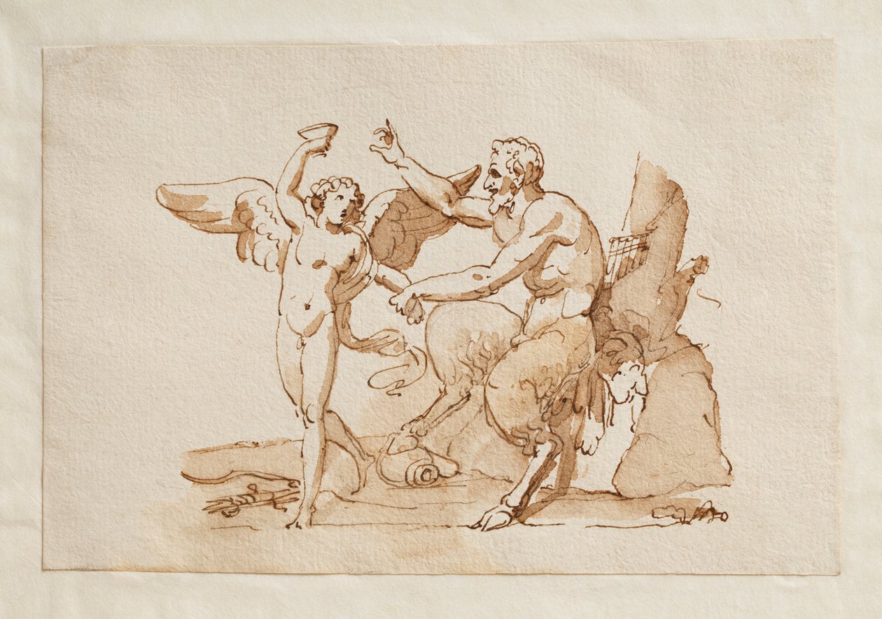 Pan og Amor av Bertel Thorvaldsen
