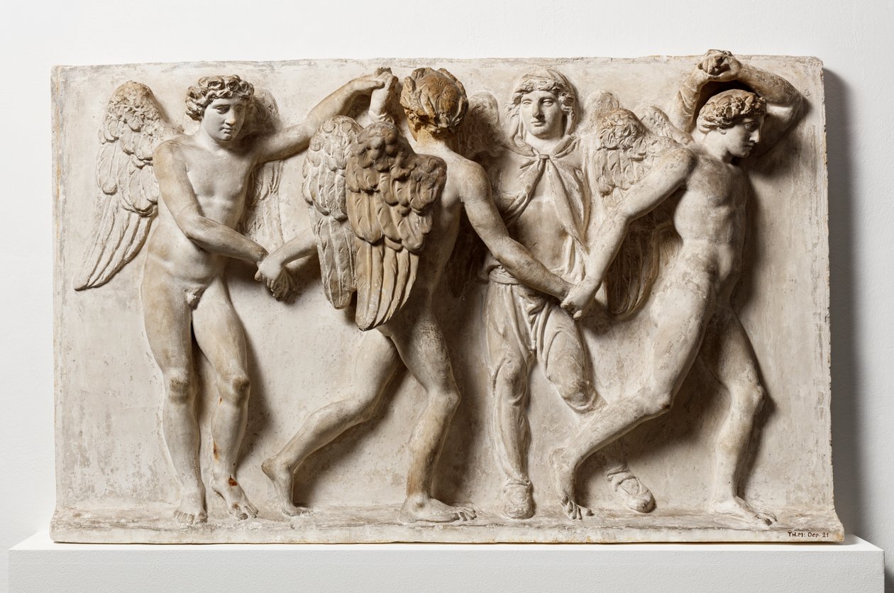 Årstidene. Symbolisert ved fire menneskefigurer av Bertel Thorvaldsen