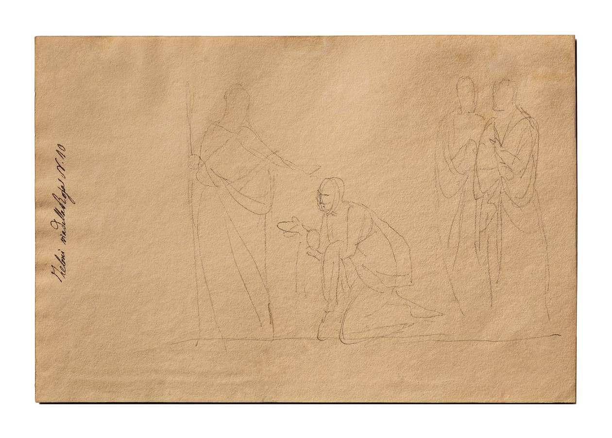 Christus und die kanaanäische Frau av Bertel Thorvaldsen