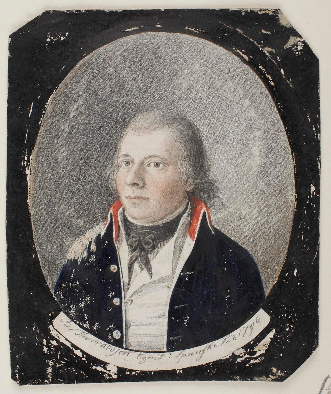 Løytnant Gerhard Sievers Bille av Bertel Thorvaldsen