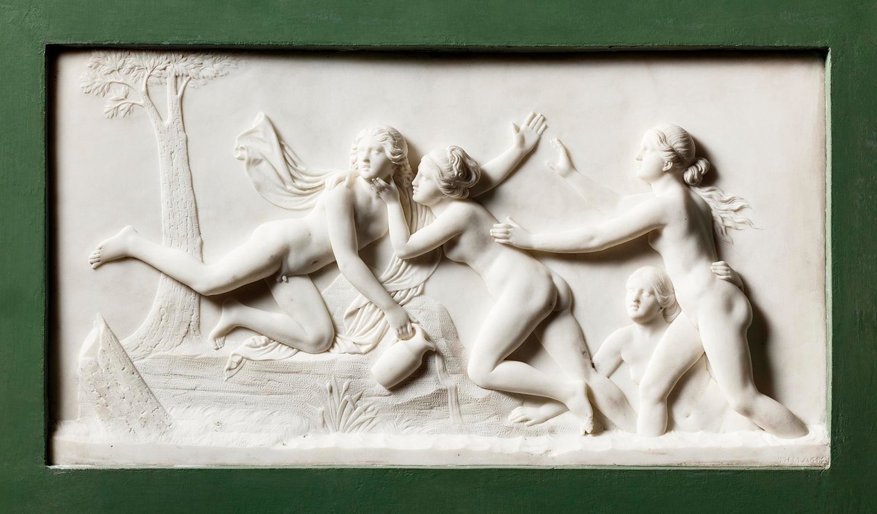 Hylas bortført av elvenymfer av Bertel Thorvaldsen