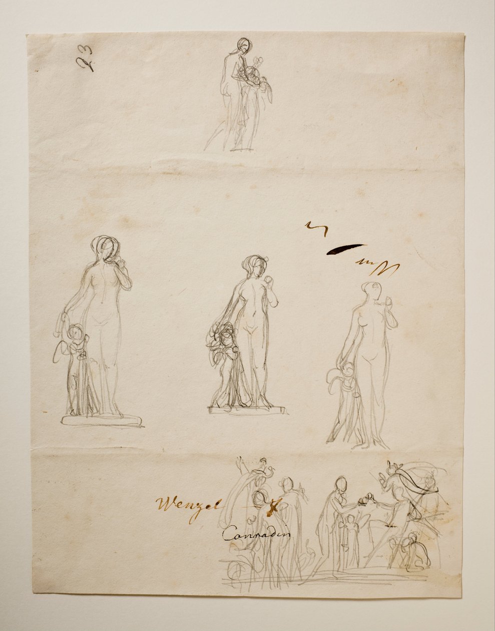 Paris og de tre gudinnene. Venus og Amor av Bertel Thorvaldsen