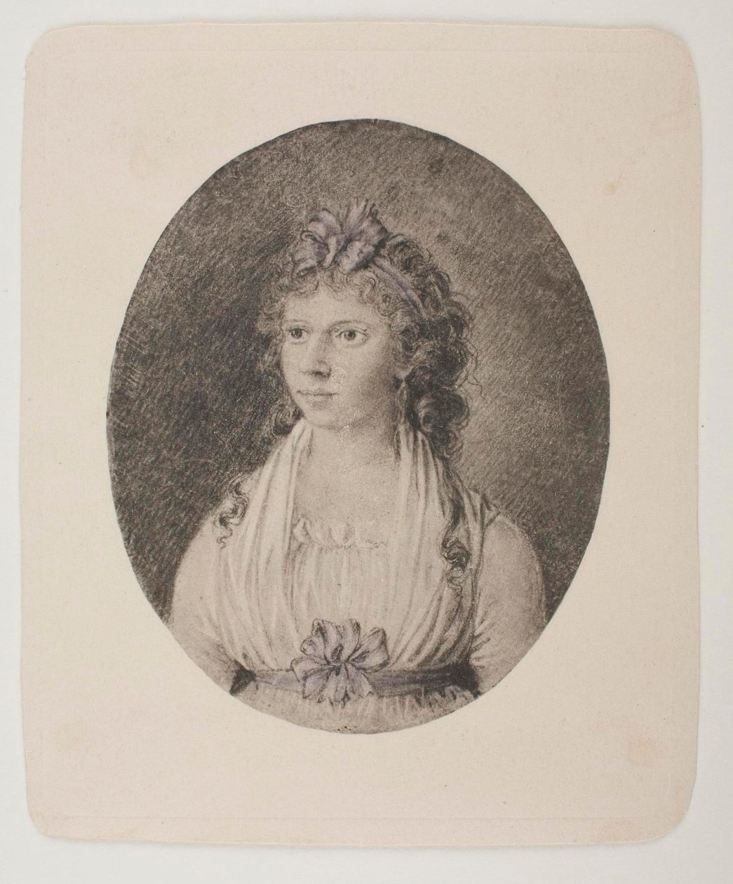 Portrett av Maren Schou West, født Grønlund av Bertel Thorvaldsen