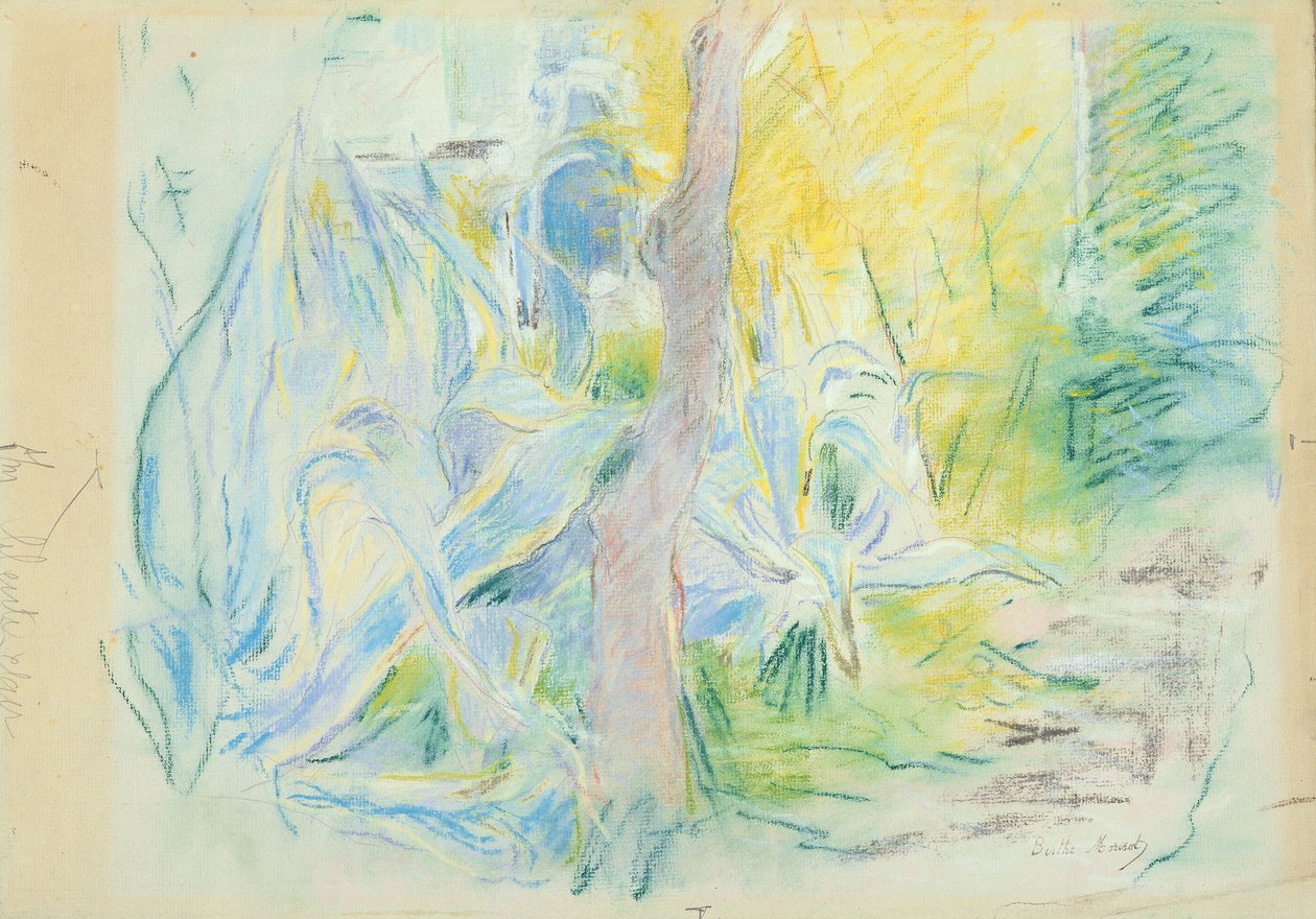 Aloe på Villa Ratti, 1889 (pastell på papir) av Berthe Morisot