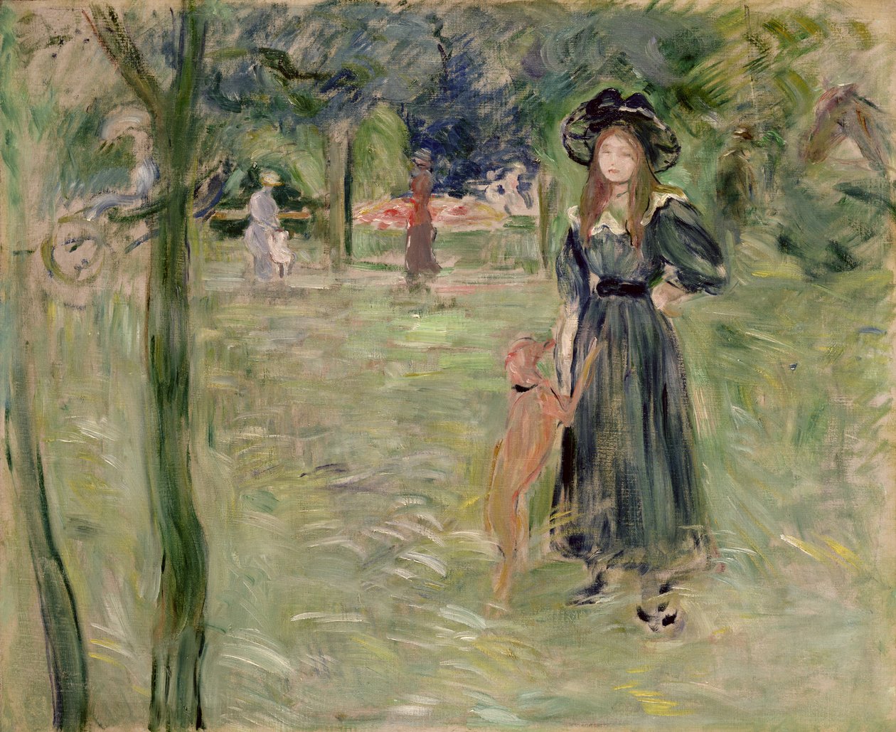 Bois de Boulogne, 1893 av Berthe Morisot