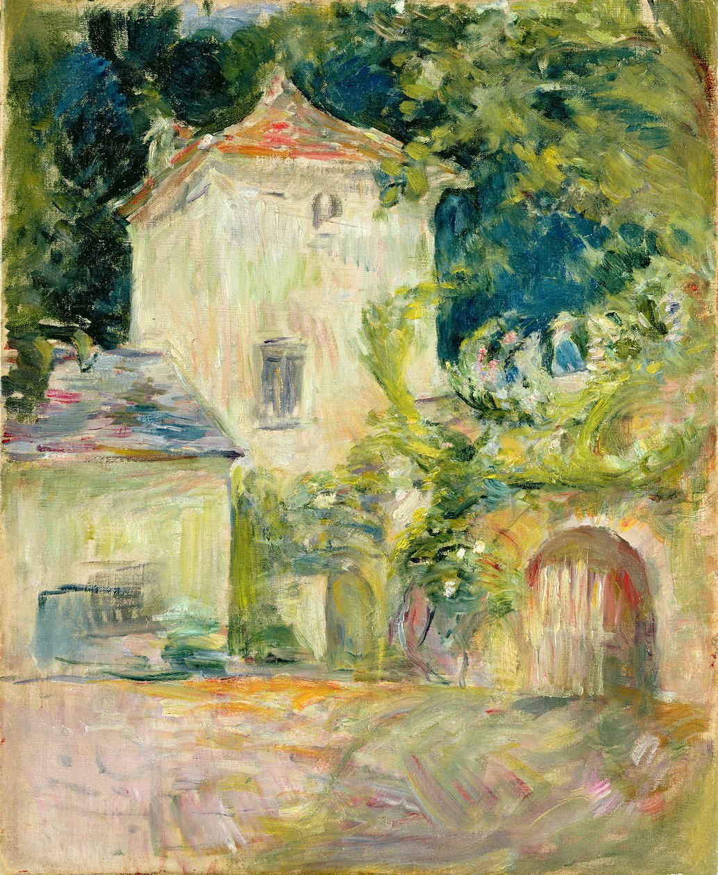 Dueloft ved Chateau du Mesnil, Juziers, 1892 av Berthe Morisot
