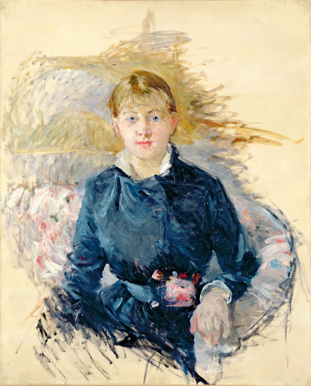 Portrett av Louise Rieser, 1881 av Berthe Morisot