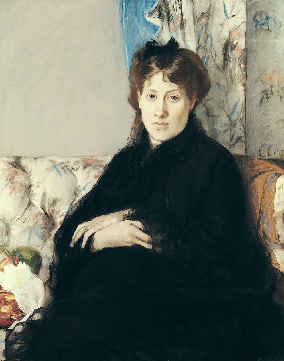 Portrett av Madame Edma Pontillon (1839-1921) 1871 (pastell på papir) av Berthe Morisot
