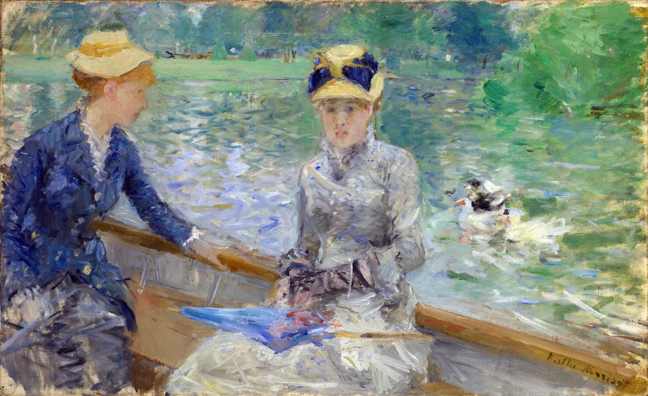 Sommerdag, 1879 av Berthe Morisot