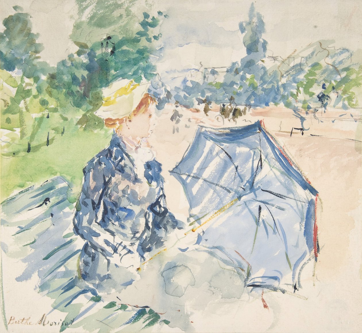 A Woman Seated at a Bench on the Avenue du Bois, 1885.    1186789   no       norwegian Successfully Translated  Original: Portret van Aristoteles Translat: Portret van Aristoteles 1372653 no norwegian Successfully Translated Original: Cite Lointaine Transl av Berthe Morisot