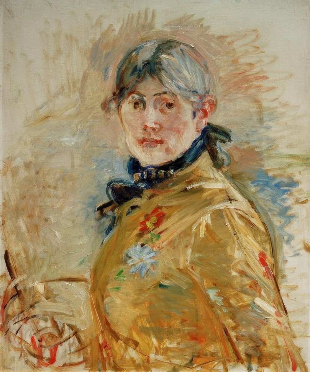 Selvportrett av Berthe Morisot