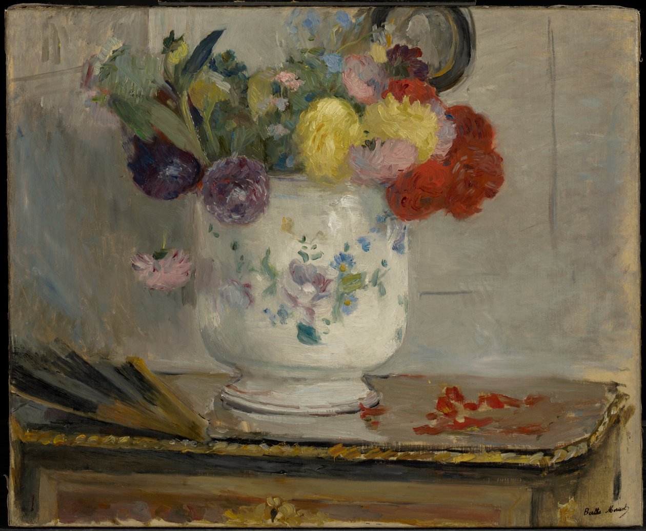 Georginer av Berthe Morisot