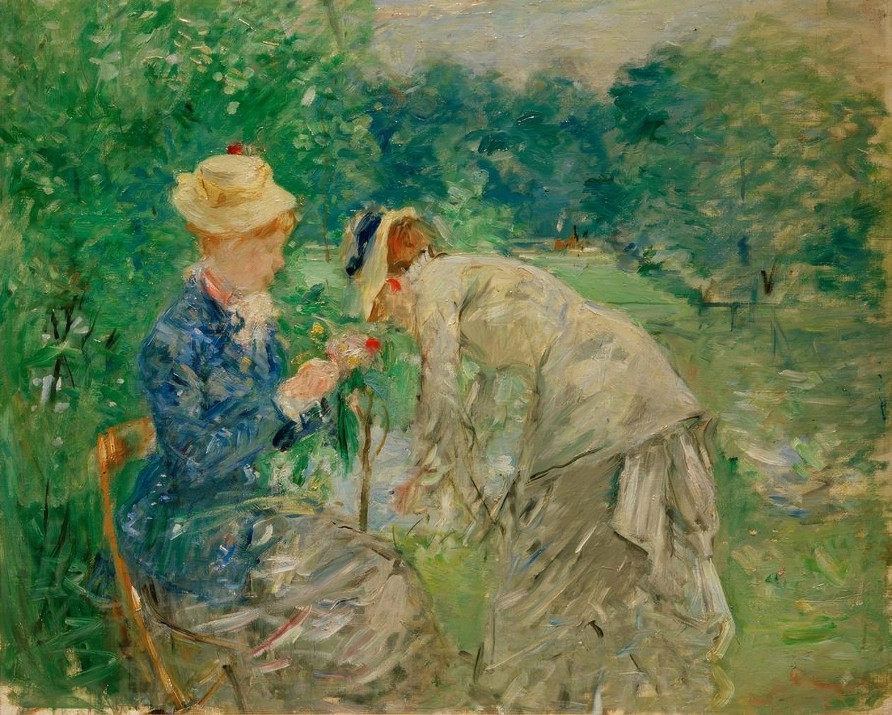 I Bois de Boulogne av Berthe Morisot