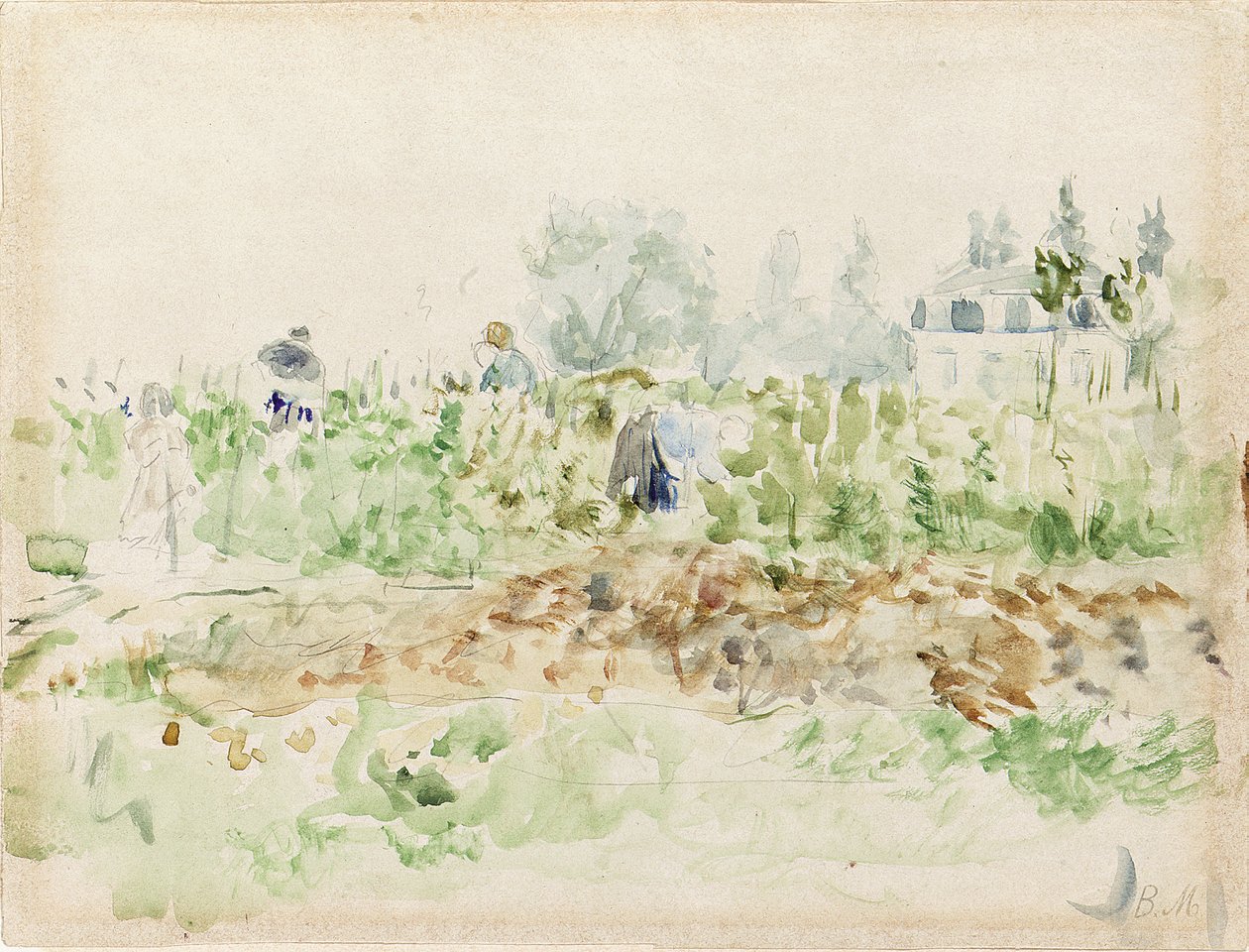 I vingårdene av Berthe Morisot