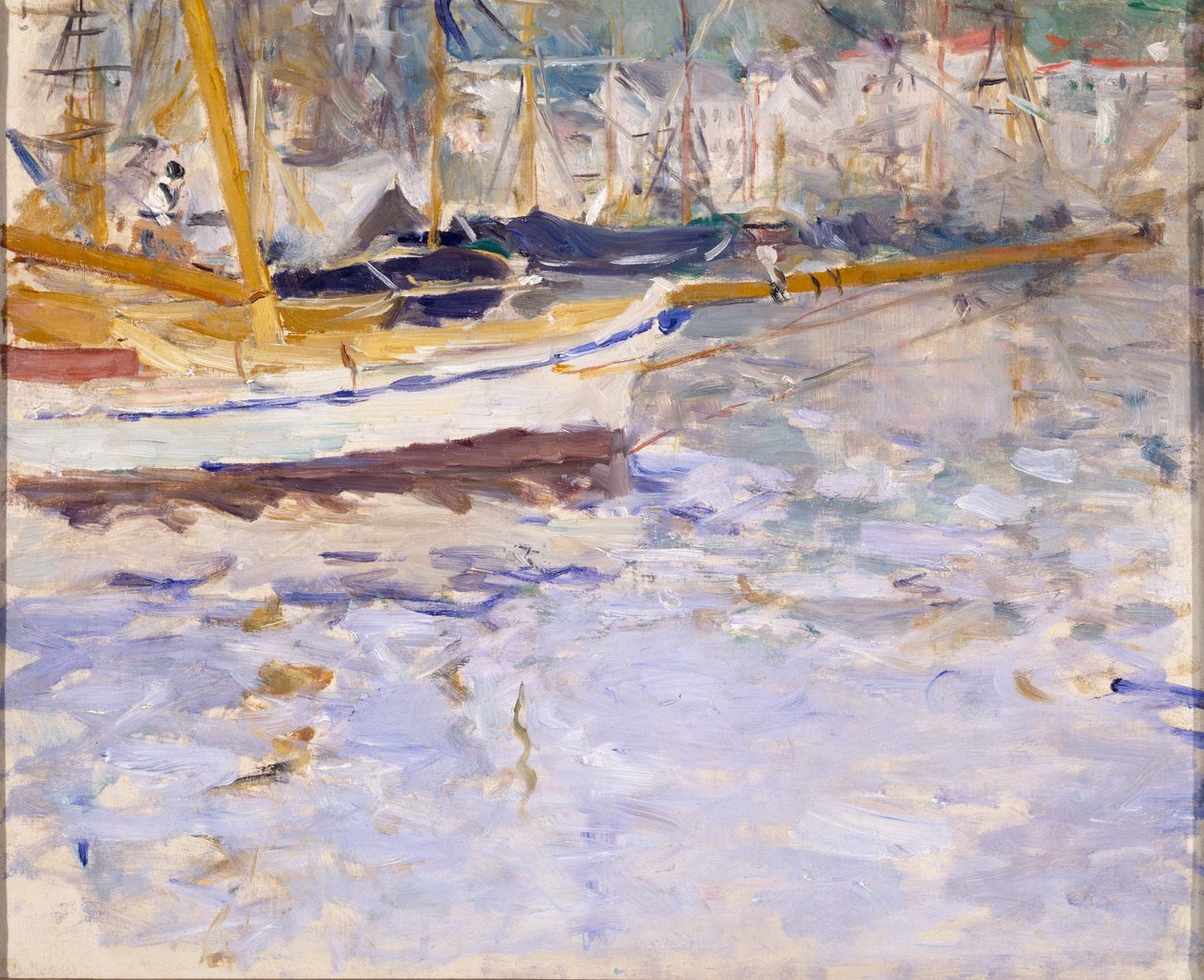 Havnen i Nice av Berthe Morisot