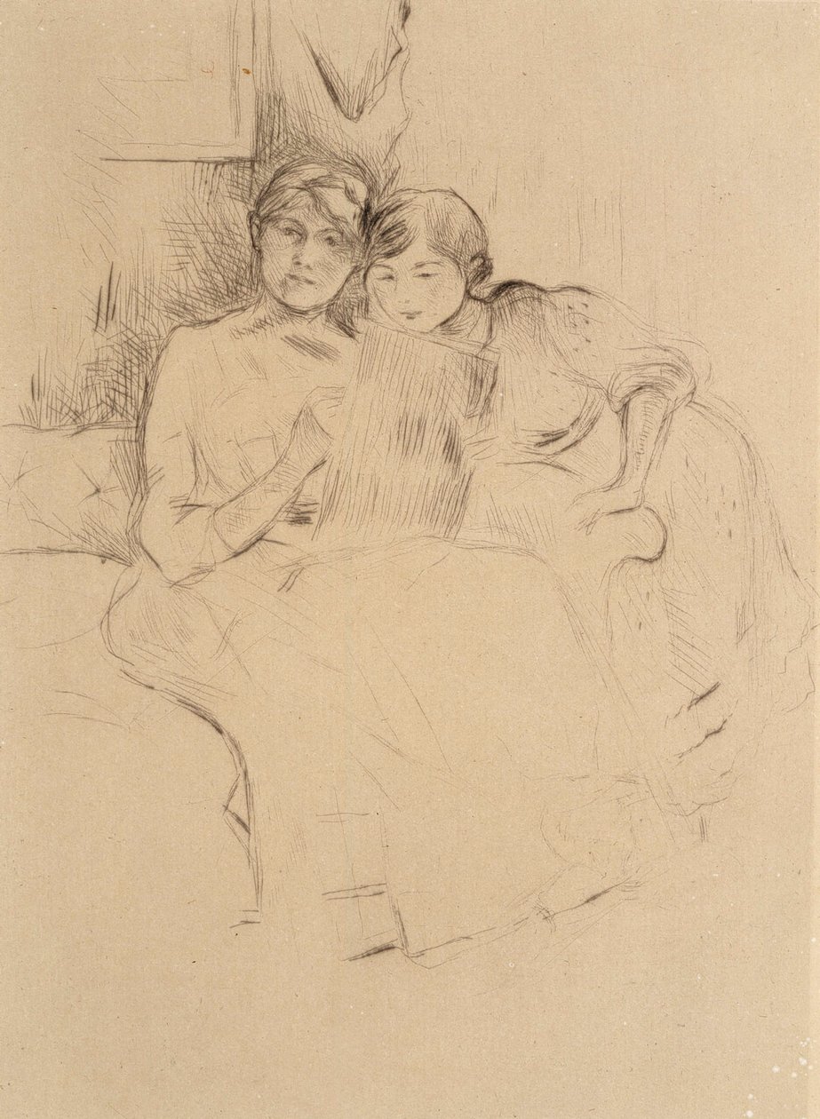 Tegnetime av Berthe Morisot